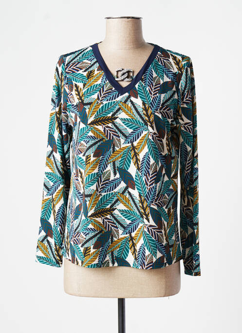 Top verde FRANCE RIVOIRE femeie