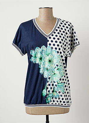 Top albastru FRANCE RIVOIRE femeie