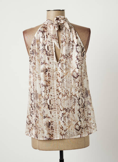 Top bej ANDAMIO femeie