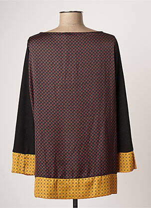 Top țesătură jersey mâneci lungi negru LOLA femeie