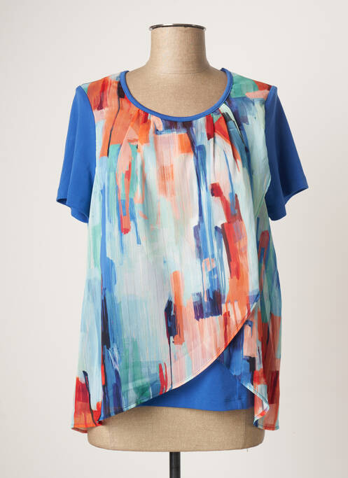 Top albastru FRANCE RIVOIRE femeie