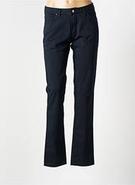 Pantalon slim broderie cu nituri mărime normală albastru BARILOCHE femeie