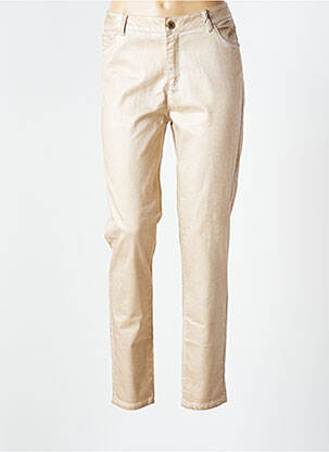 Pantalon slim galben EVA KAYAN femeie