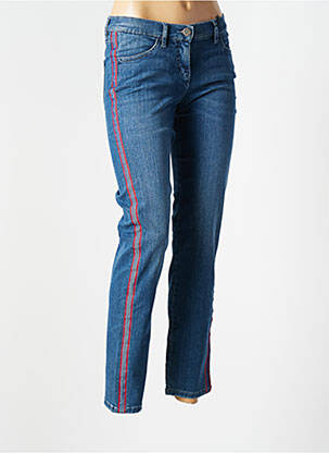 Blugi cu croială slim albastru TONI femeie