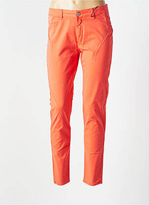 Pantalon slim portocaliu EVA KAYAN femeie