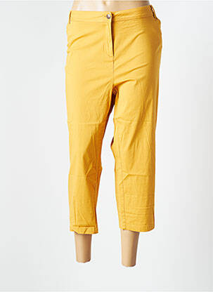 Pantalon trei sferturi galben AGATHE & LOUISE femeie