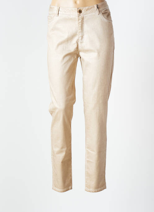 Pantalon slim galben EVA KAYAN femeie