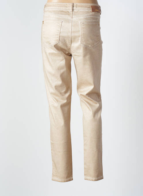 Pantalon slim galben EVA KAYAN femeie