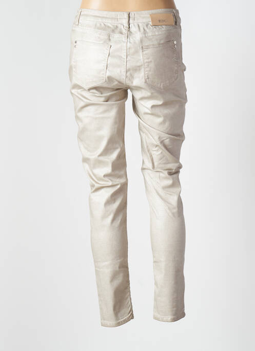 Pantalon slim bej EVA KAYAN femeie