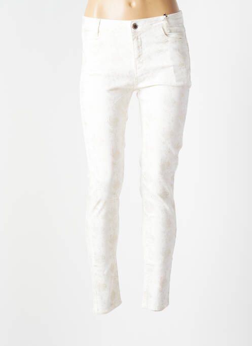 Pantalon slim alb EVA KAYAN femeie