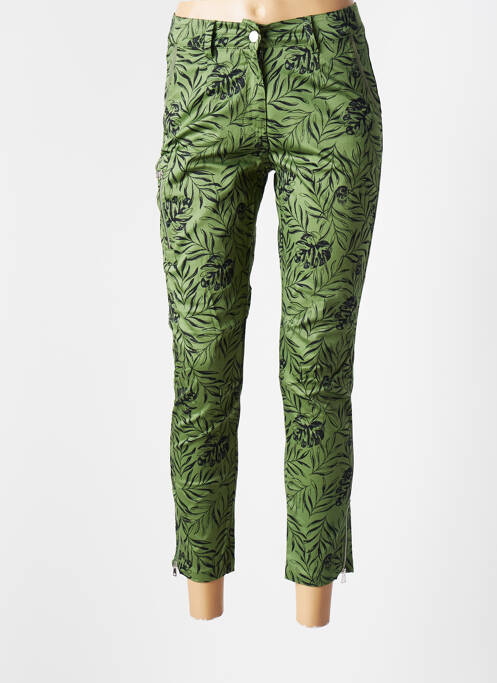 Pantalon slim verde ANDAM femeie