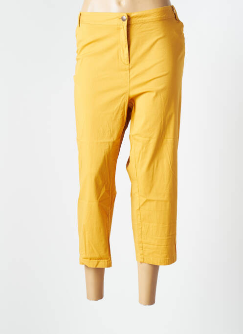 Pantalon trei sferturi galben AGATHE & LOUISE femeie