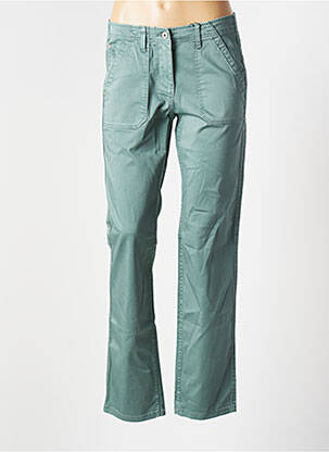 Pantalon drept elasticitate mărime normală verde SANDWICH femeie