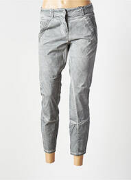 Pantalon 7/8 elasticitate mărime normală gri SANDWICH femme