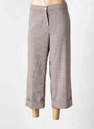 Pantalon 7/8 talie elastică mărime normală maro LOLA femme