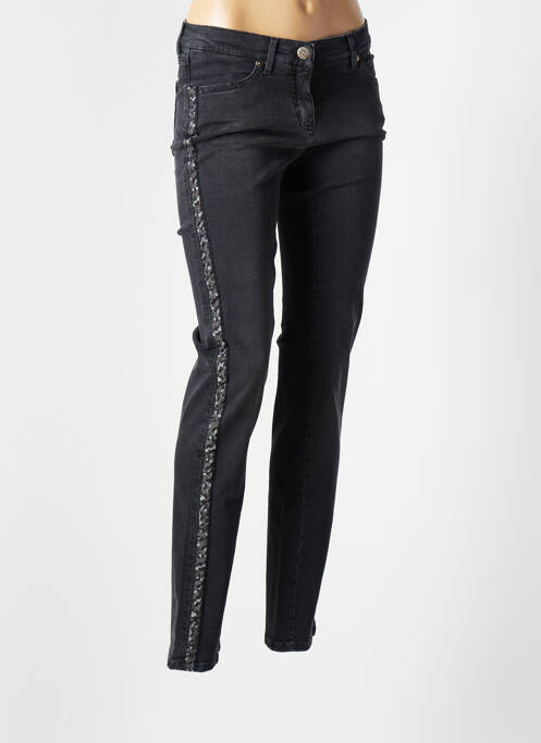 Blugi cu croială slim gri TONI femeie