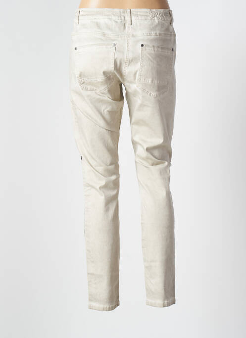 Pantalon slim bej SANDWICH femeie