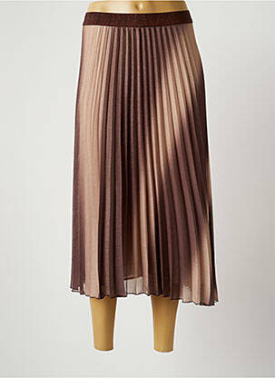 Fustă lungă maro ANDAMIO femeie