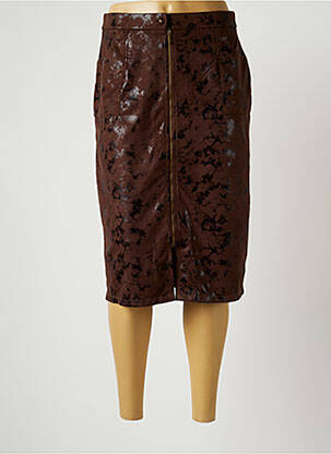 Fustă midi maro GREGORY PAT femeie