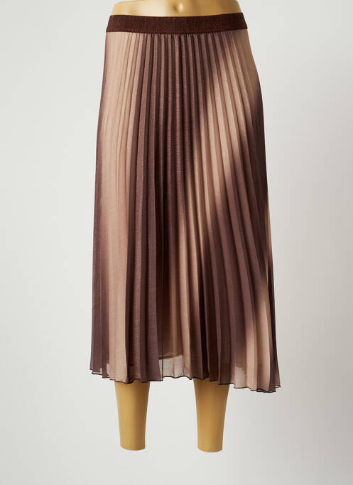 Fustă lungă maro ANDAMIO femeie