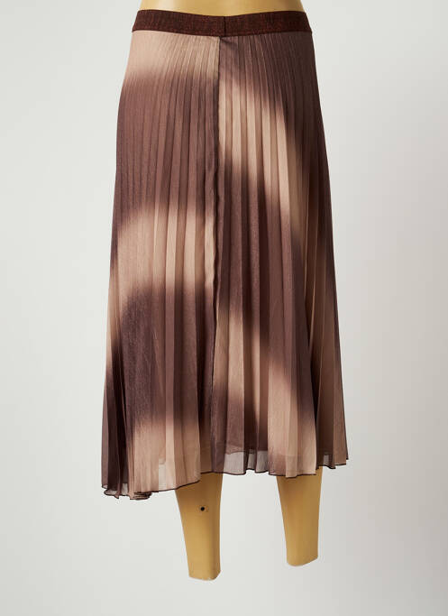 Fustă lungă maro ANDAMIO femeie