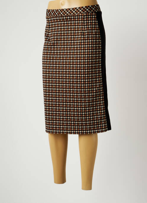 Fustă midi maro FRANCE RIVOIRE femeie