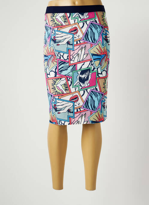 Fustă midi albastru GUY DUBOUIS femeie