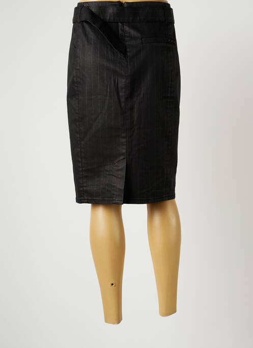 Fustă midi negru SANDWICH femeie