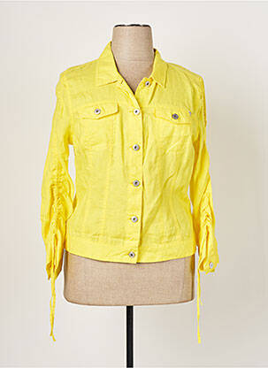 Jachete casual croială dreaptă galben SANDWICH femme