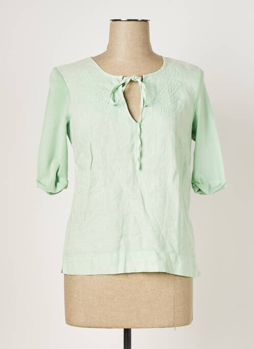 Top verde SANDWICH femeie