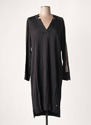 Rochie midi mâneci lungi mâneci lungi negru MOS MOSH femeie