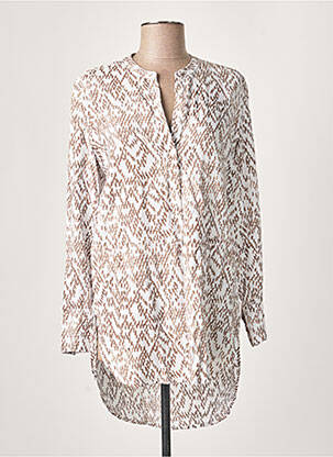 Tunică mâneci lungi alb SANDWICH femeie