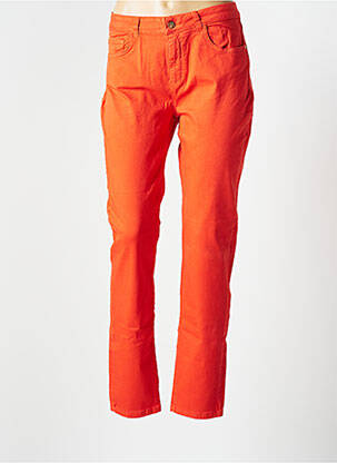 Pantalon slim elasticitate mărime normală portocalie LE PETIT BAIGNEUR femeie