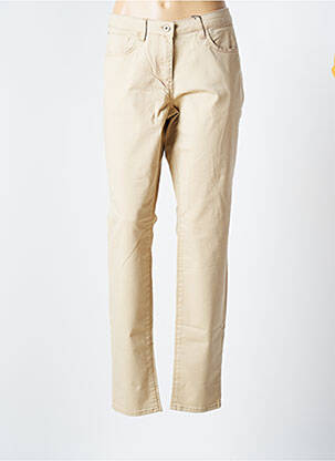 Pantalon slim bej SANDWICH femeie