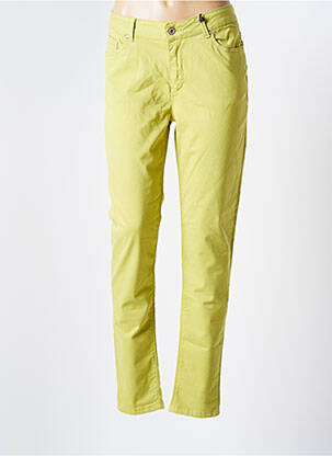Pantalon slim elasticitate mărime normală verde VOTRE NOM femeie