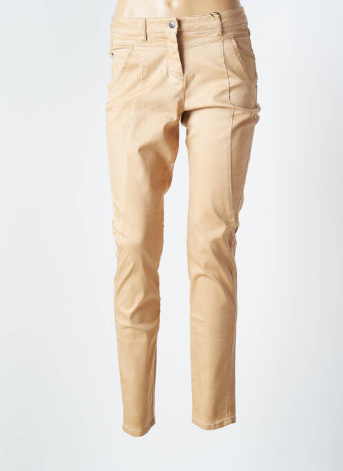 Pantalon slim bej SANDWICH femeie