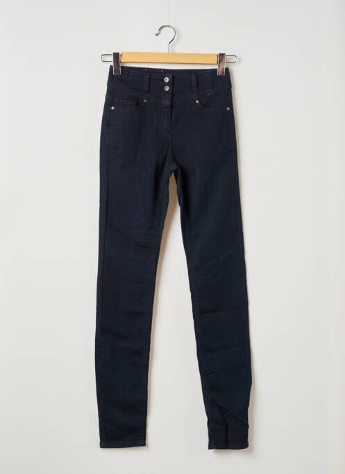 Pantalon slim albastru SANDWICH femeie