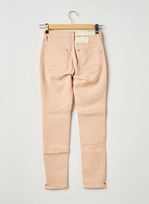 Blugi cu croială slim roz SANDWICH femeie