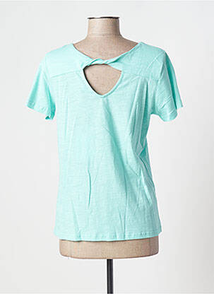 Tricou elasticitate mâneci scurte albastru ESPRIT DE LA MER femeie