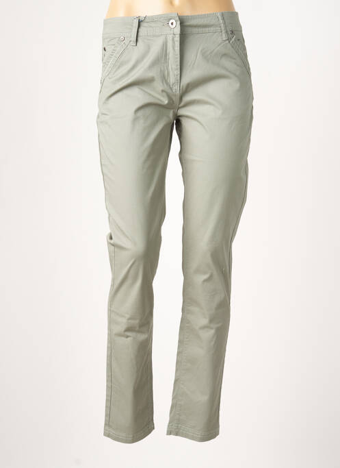 Pantalon slim verde ESPRIT DE LA MER femeie