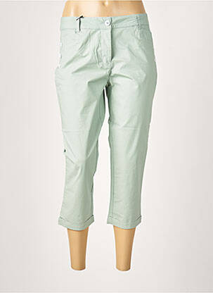 Pantalon trei sferturi verde BASTINGAGE femeie