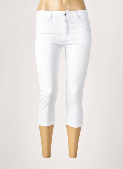 Pantalon trei sferturi alb ONADO femeie