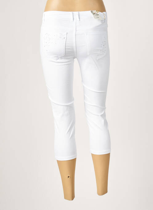 Pantalon trei sferturi alb ONADO femeie