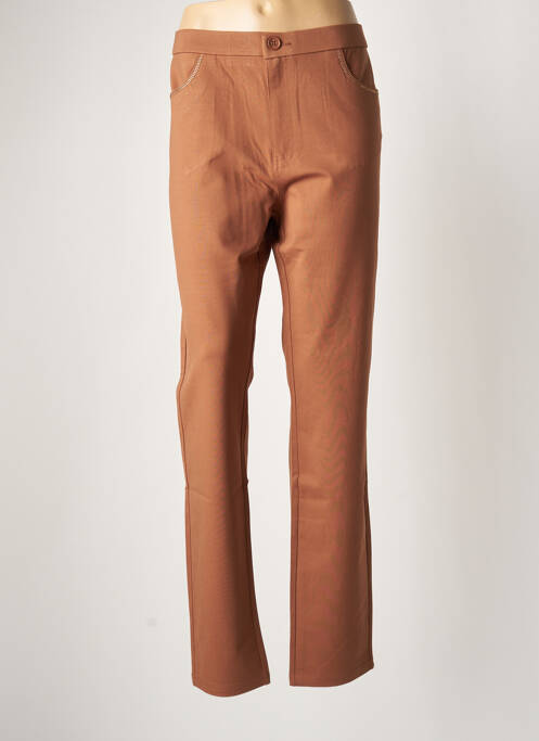 Pantalon slim maro YOULINE femeie