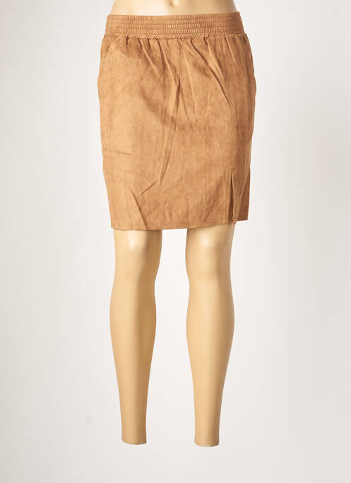 Fustă scurtă maro SPARKZ femeie