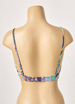 Sutien de costum de baie elasticitate top bentiță albastru CHERRY BEACH femeie