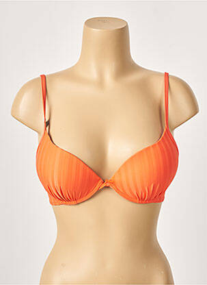 Sutien de costum de baie elasticitate top sutien push-up portocalie CHERRY BEACH femeie