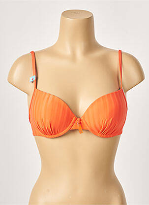 Sutien de costum de baie elasticitate top sutien push-up portocalie CHERRY BEACH femeie