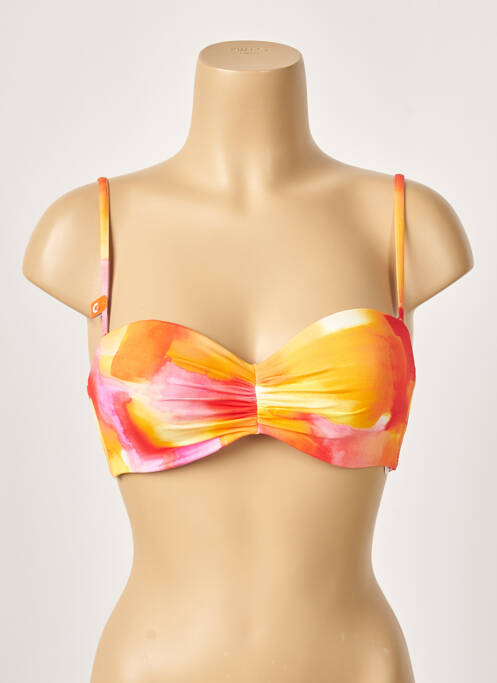 Sutien de costum de baie elasticitate top bentiță portocaliu CHERRY BEACH femme