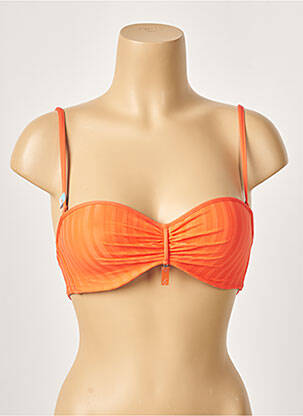 Sutien de costum de baie elasticitate top bentiță portocalie CHERRY BEACH femeie